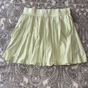 Eleloveph Pale Green Tennis Skirt with undershorts